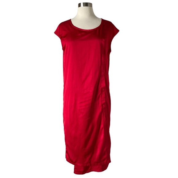 MM6 Maison Martin Margiela Snap Dress Red - Picture 1 of 8